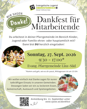 Einladung Dankfest